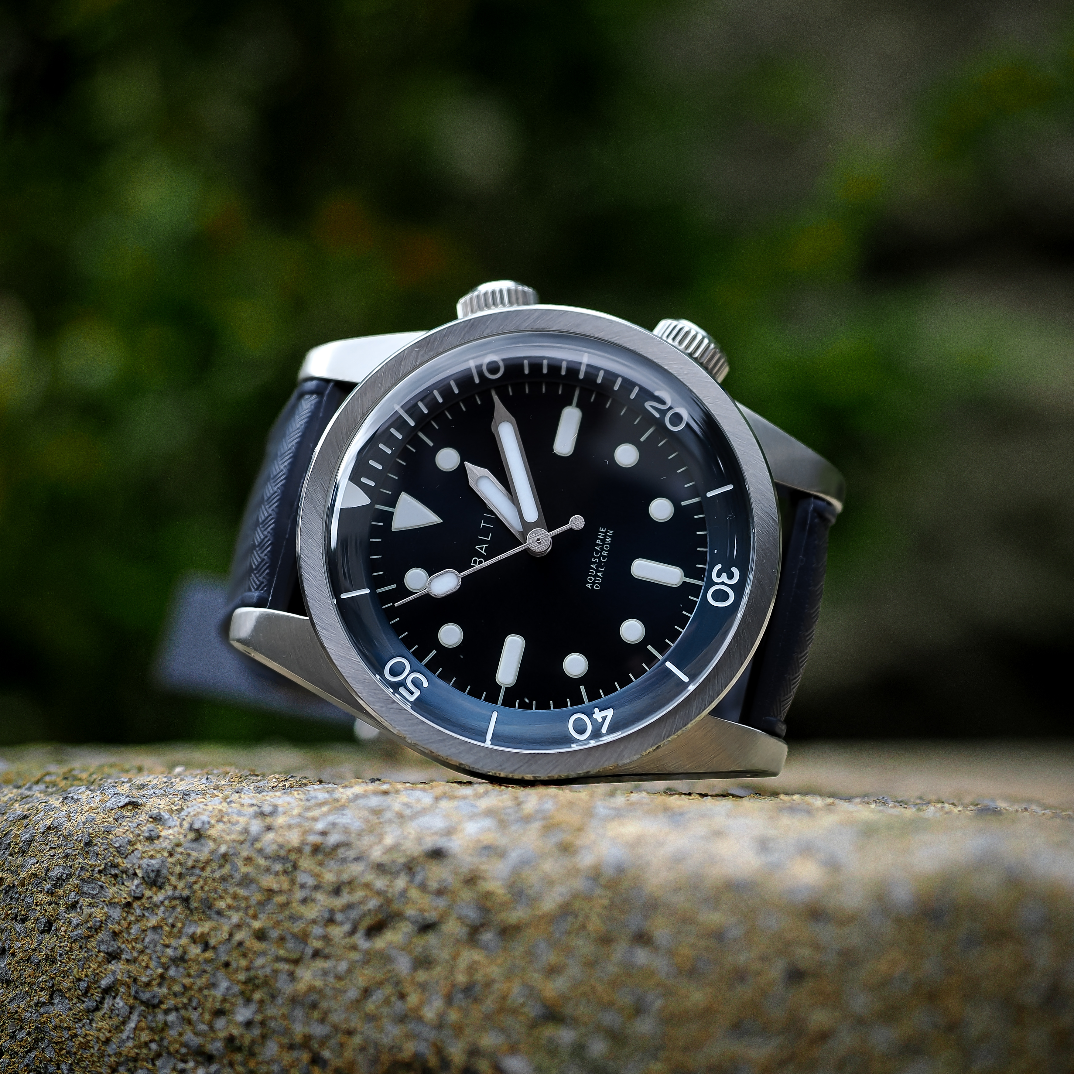 Baltic watch photographed outdoors by VKG Watches